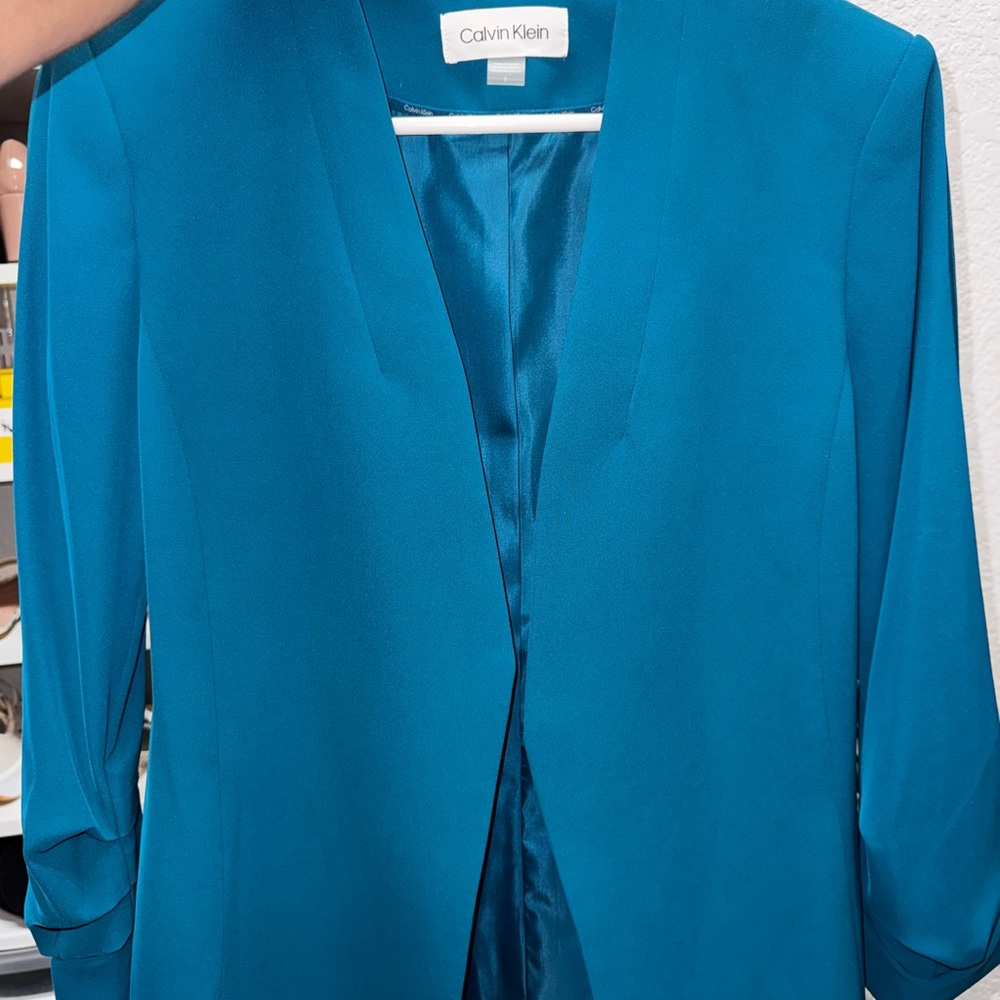 Calvin Klein Women's Blue Blazer